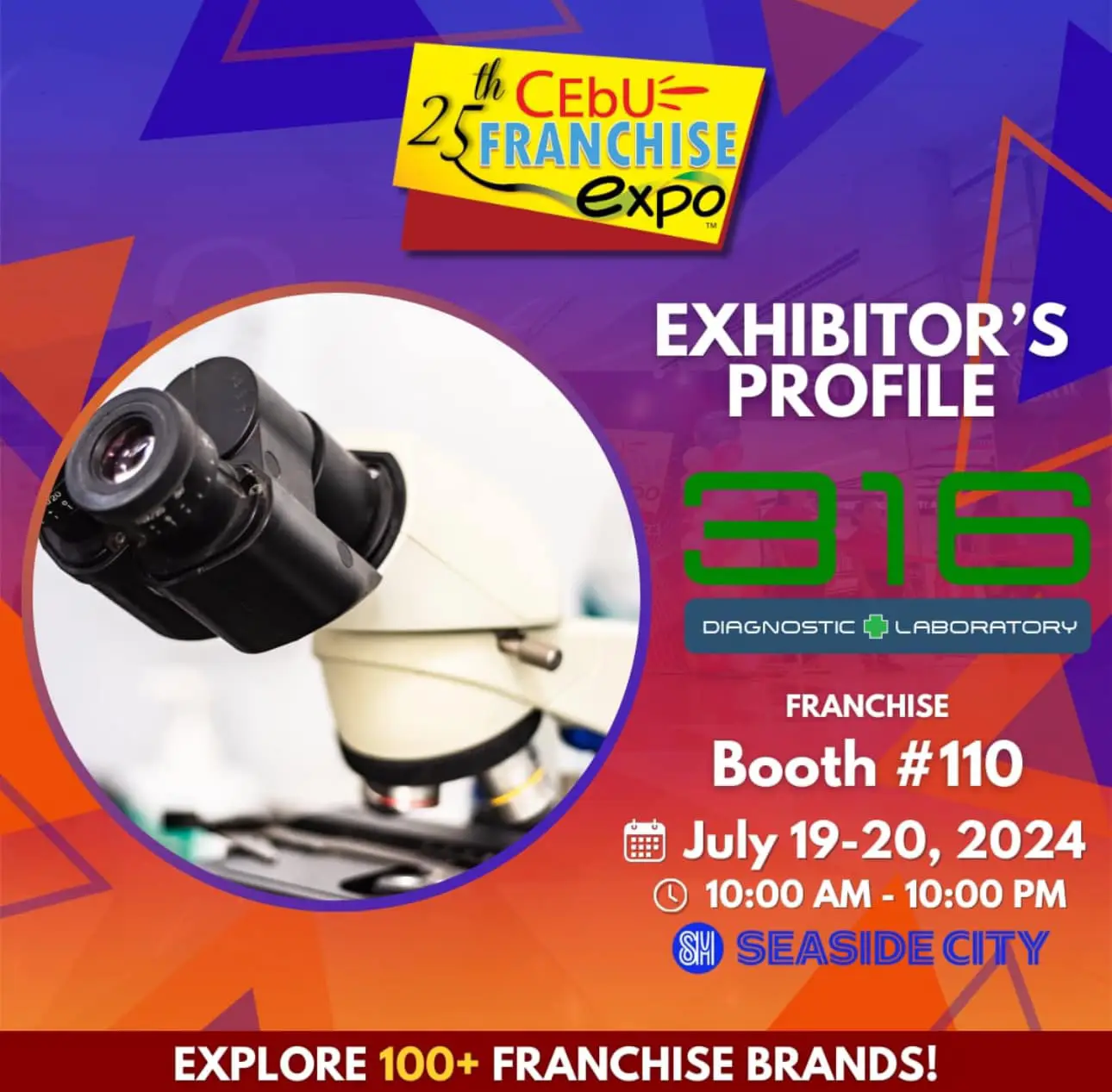 316 Diagnostic + Laboratory at the 25th Cebu Franchise Expo