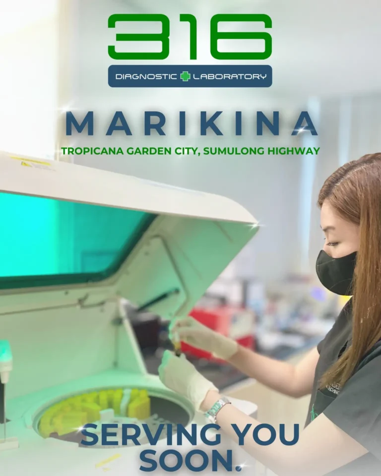 316 Diagnostic + Laboratory Marikina Soon